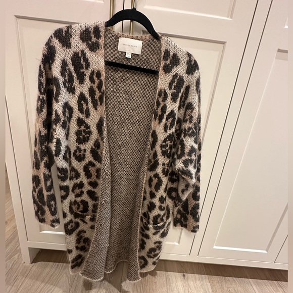 Brochu Walker Leo Leopard Print Sweater coat or Dress - Picture 6 of 15